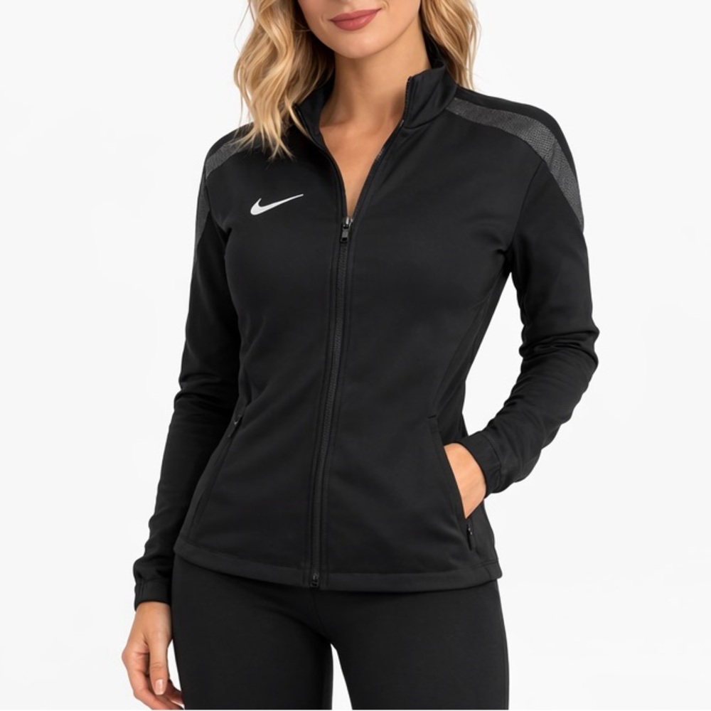 Nike women Black and Gray Windbreaker